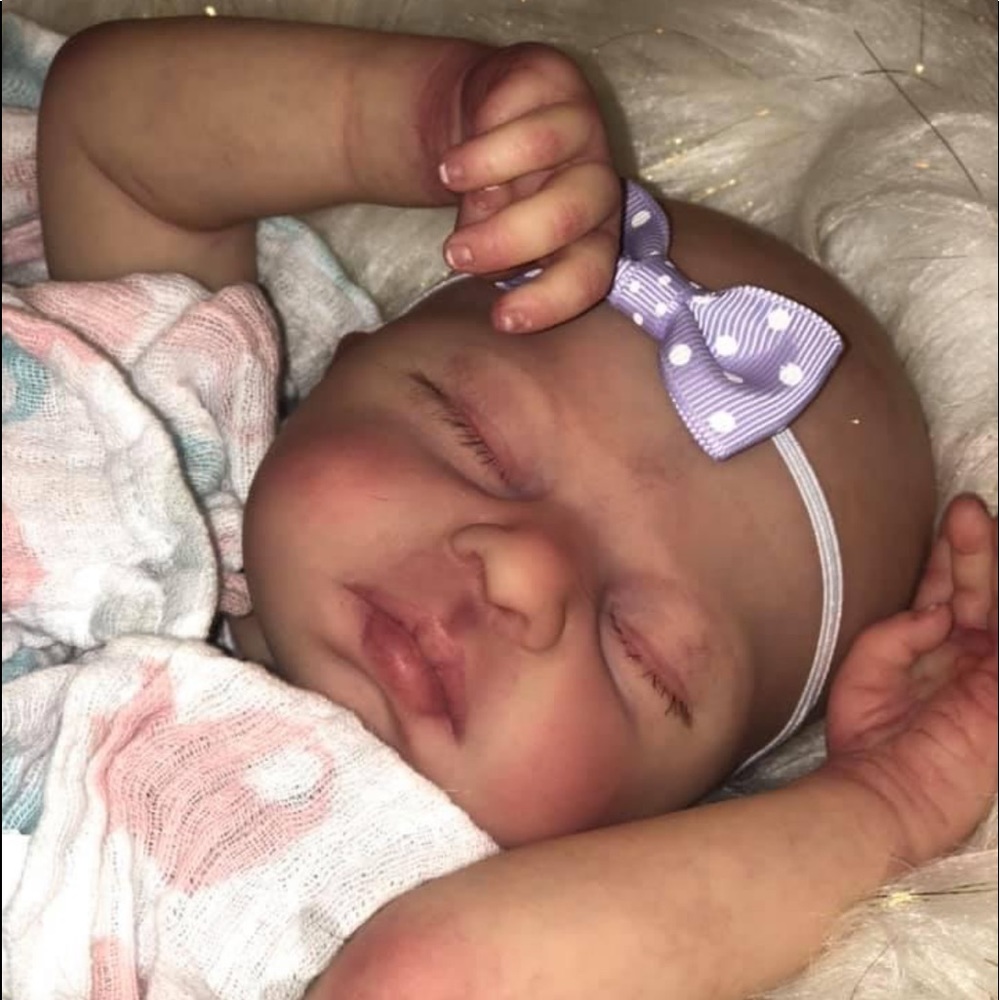 “Leah” reborn by Jill Millwood! Kept on a shelf and not handled!